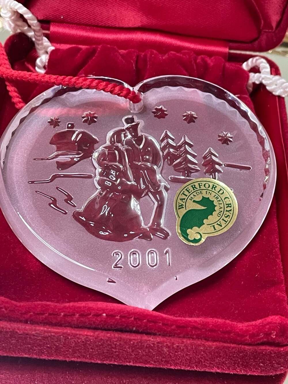 Waterford Crystal The Joys of Winter Collection Ice Skaters 2001 4th Edition